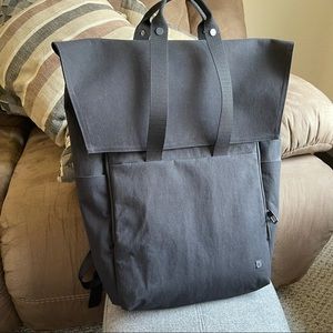 lululemon 26L black flap-top commute backpack